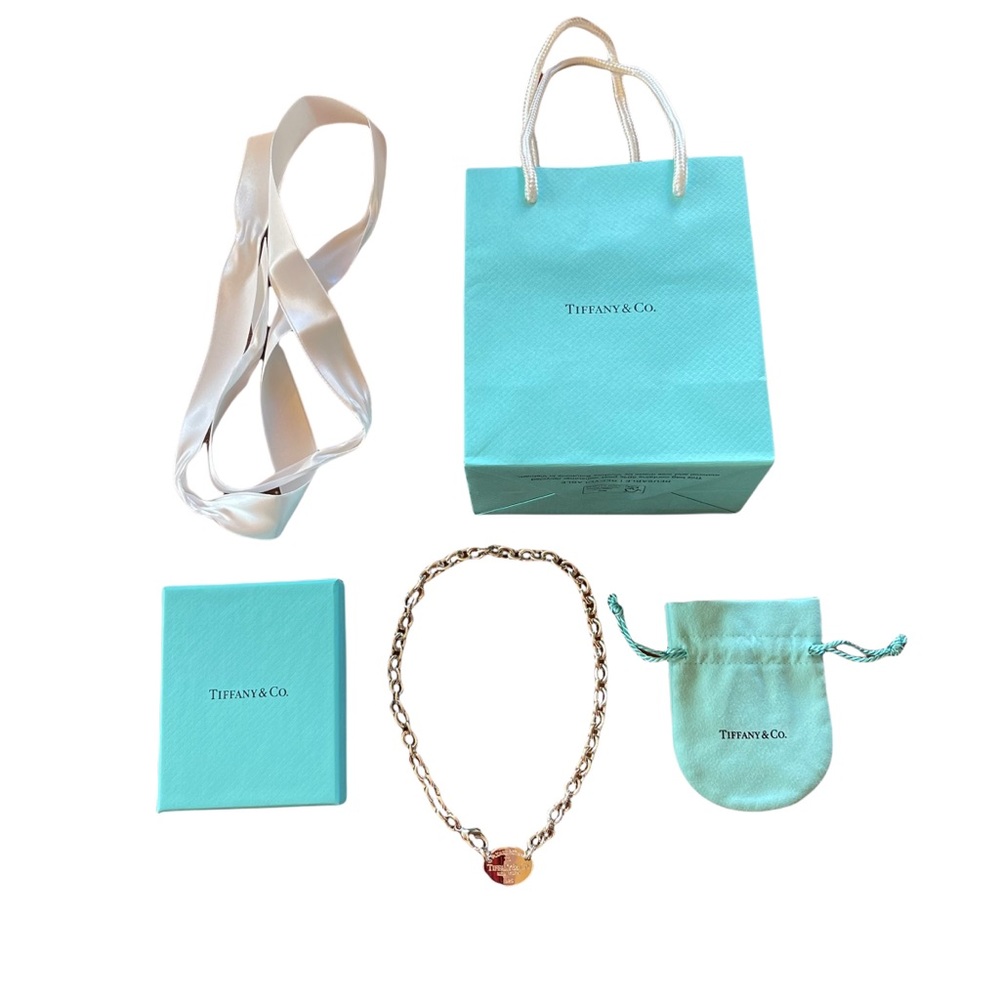 Return to Tiffany & Co. 925 Sterling Necklace Classic and Engravable